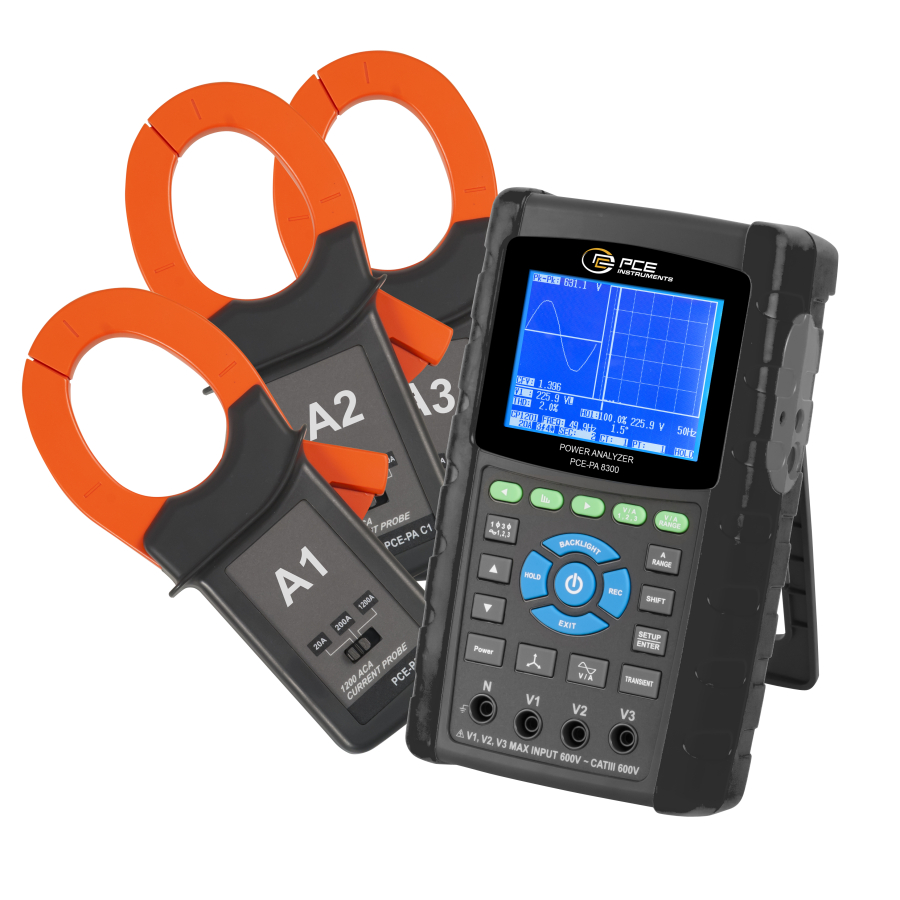 Misuratore di potenza elettrica PCE-PA 8300-1